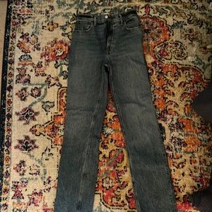 Abercrombie 90s straight ultra high rise jeans long